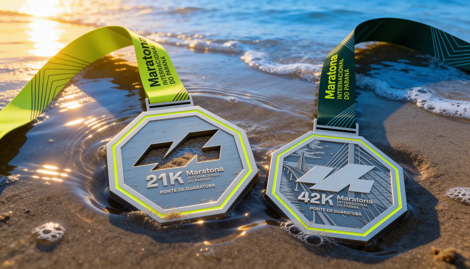 Medalhas da Maratona Internacional do Paraná