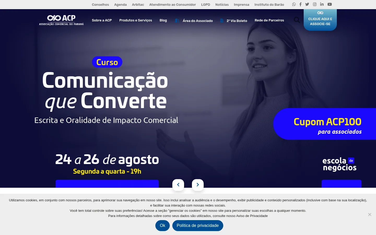 SITE Associação Comercial do Paraná