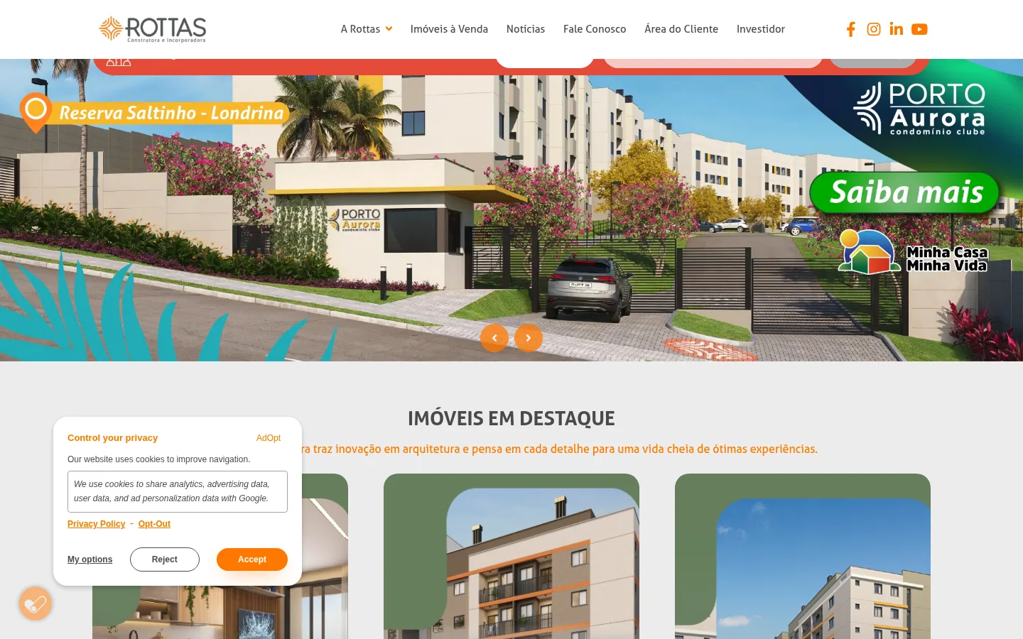 SITE Rottas Construtora
