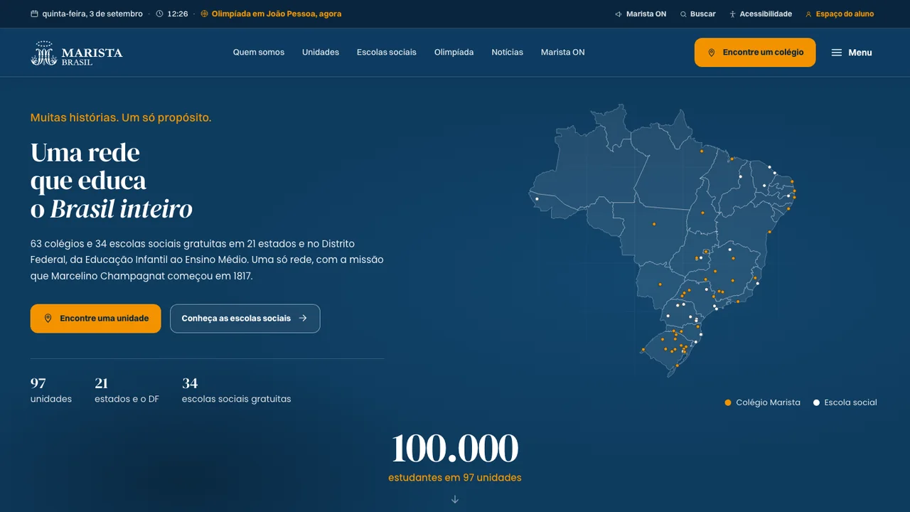 A home de Marista Brasil refeita por Leandro Furtado